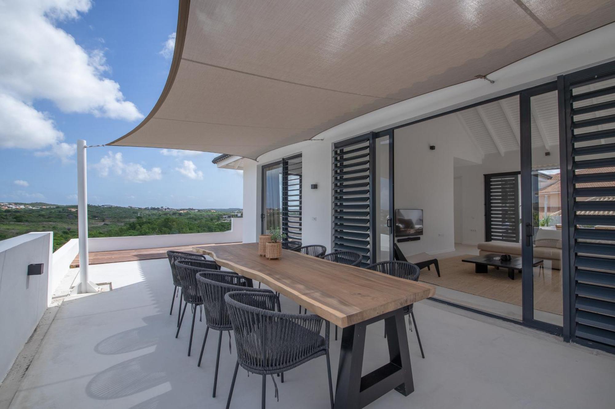וילמסטאד Villa Noma - Luxe Villa Met Uitzicht Spaanse Water מראה חיצוני תמונה